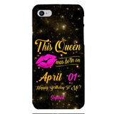 Personalized Birthday's Girl Phone Case Printed V3Q 0104