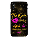 Personalized Birthday's Girl Phone Case Printed V3Q 0104