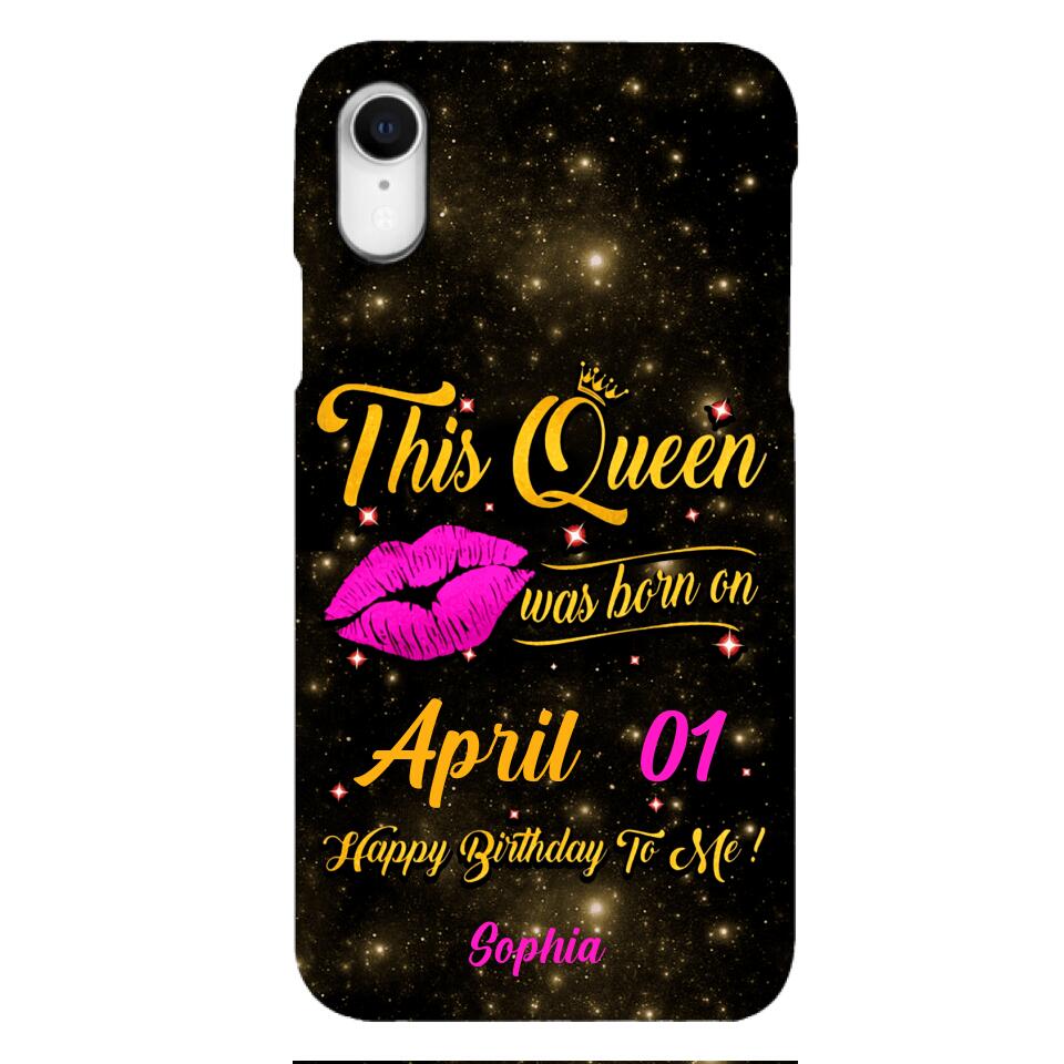 Personalized Birthday's Girl Phone Case Printed V3Q 0104