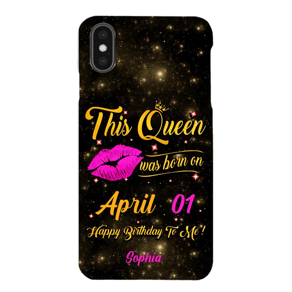 Personalized Birthday's Girl Phone Case Printed V3Q 0104