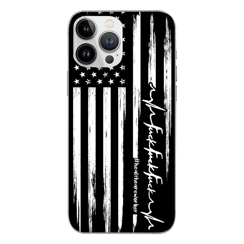 PERSONALIZED NURSE WITH HASHTAG PHONCASE QTVQ0104