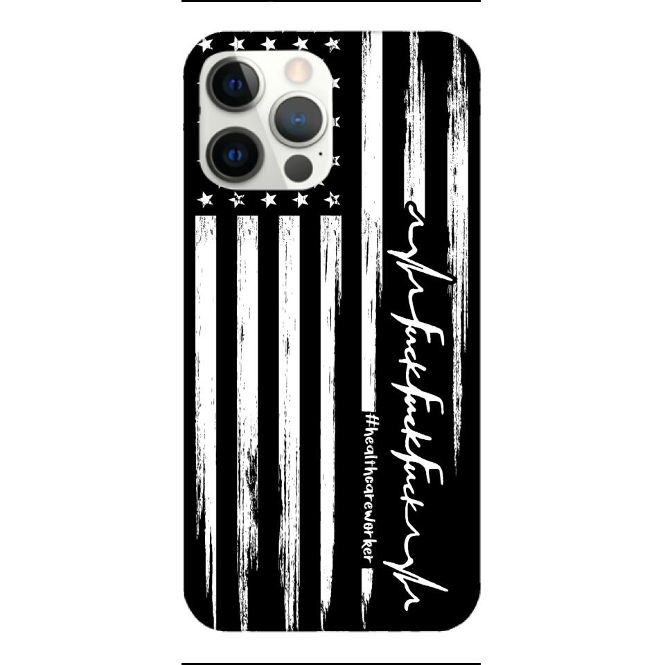 PERSONALIZED NURSE WITH HASHTAG PHONCASE QTVQ0104