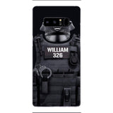 Personalized U.S Thin Blue Line Phone Case Printed 22APR-DT01