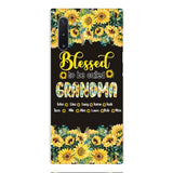 PERSONALIZED GRANDMA SUNFLOWER PHONECASE 3N 0104
