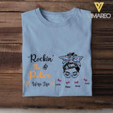 Personalized Rockin' The Police Wife Life Tshirt Printed 22APR-HC01