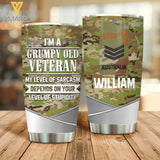 Personalized Australian Soldier Tumbler Printed 22APR-DT04
