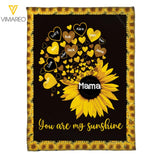 PERSONALIZED YOU ARE MY SUNSHINE QUILT BLANKET PRINTED 3N 0404
