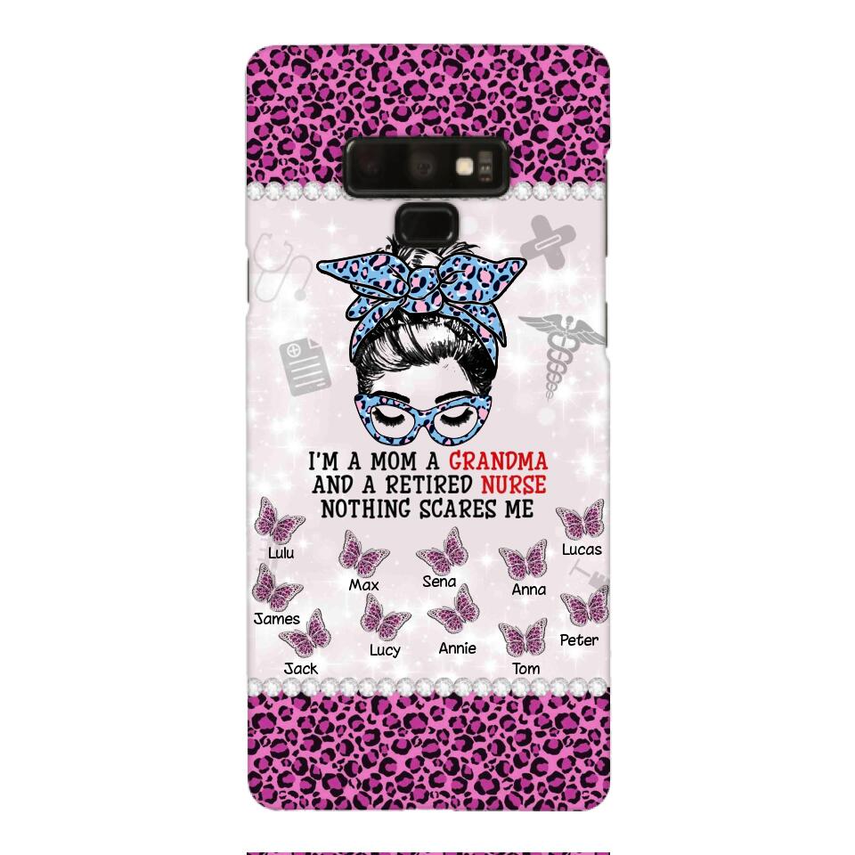 Personalized Grandma Nurse Phone Case Printed 22APR-MQ01