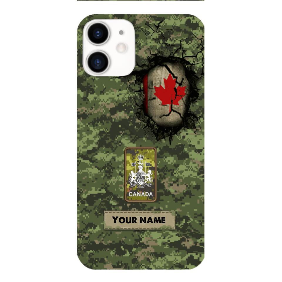 Personalized Canadian Army Camo Phone Case Printed 3C 0404