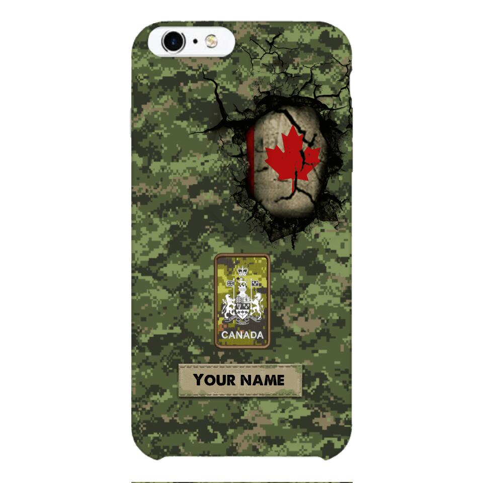 Personalized Canadian Army Camo Phone Case Printed 3C 0404