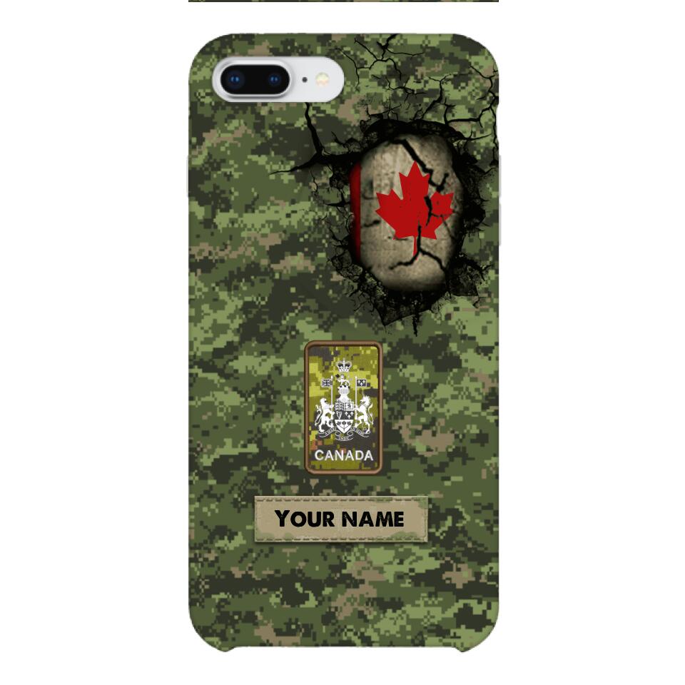 Personalized Canadian Army Camo Phone Case Printed 3C 0404