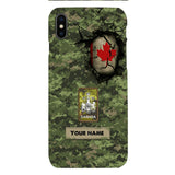 Personalized Canadian Army Camo Phone Case Printed 3C 0404