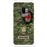 Personalized Canadian Army Camo Phone Case Printed 3C 0404