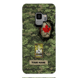 Personalized Canadian Army Camo Phone Case Printed 3C 0404