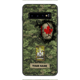 Personalized Canadian Army Camo Phone Case Printed 3C 0404
