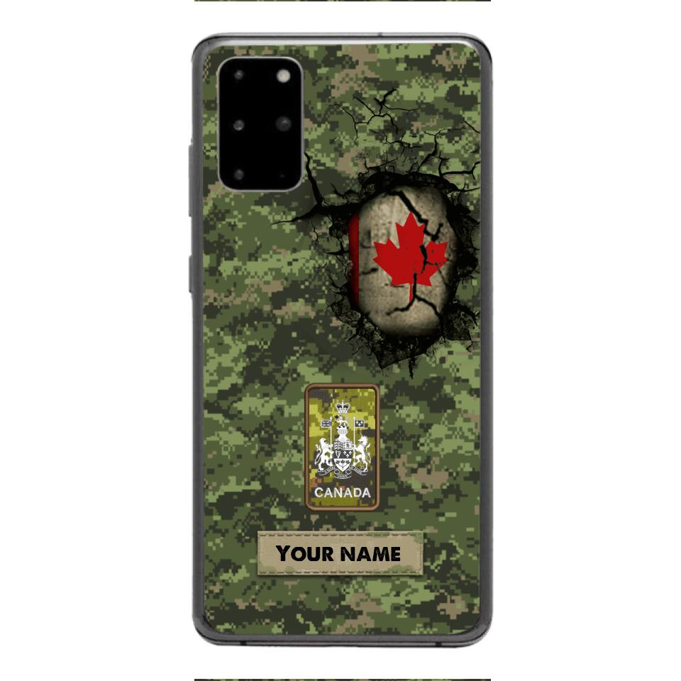 Personalized Canadian Army Camo Phone Case Printed 3C 0404