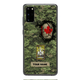 Personalized Canadian Army Camo Phone Case Printed 3C 0404