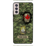 Personalized Canadian Army Camo Phone Case Printed 3C 0404