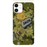 Personalized Austrian Soldier/Veterans Phone Case Printed T3Q 0404