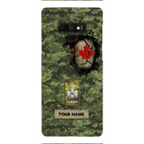 Personalized Canadian Army Camo Phone Case Printed 3C 0404