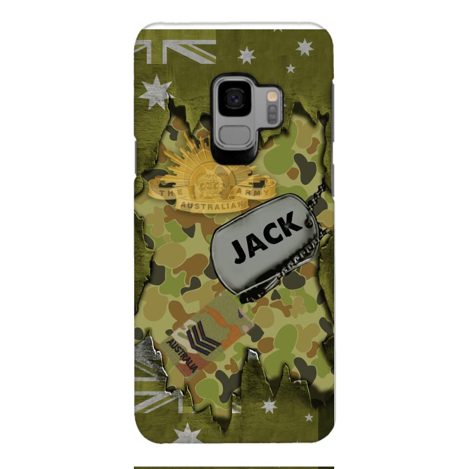 Personalized Austrian Soldier/Veterans Phone Case Printed T3Q 0404