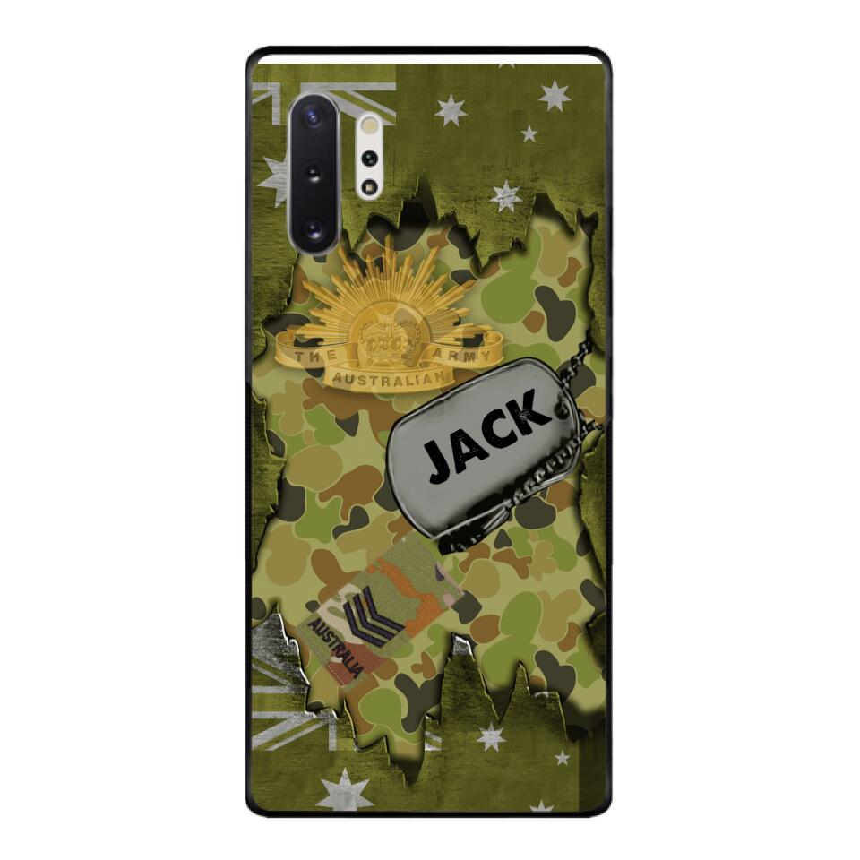 Personalized Austrian Soldier/Veterans Phone Case Printed T3Q 0404