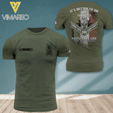 PERSONALIZED IRISH SOLIDER ARMY WITH RANK IT'S BETTER TO DIE ON YOUR FEET TSHIRT PRINTED QTDT0504