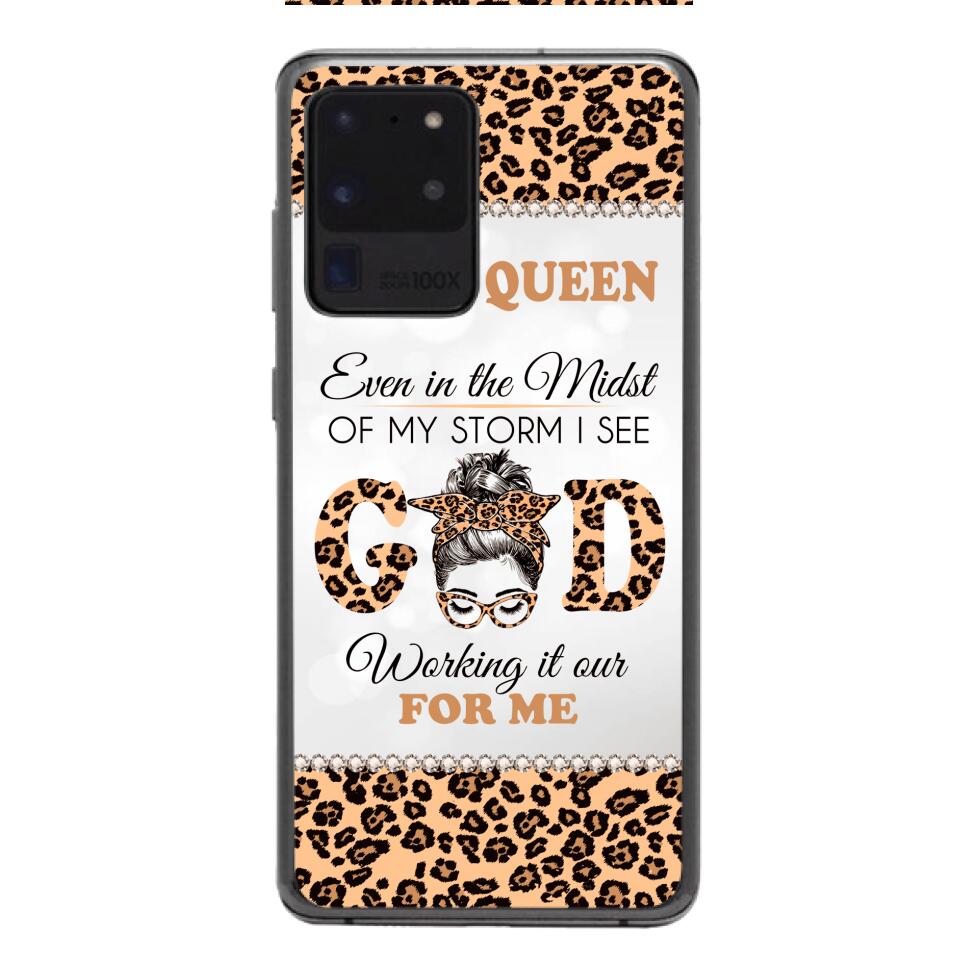 PERSONALIZED MONTH GIRL LEOPARD PHONECASE 3T 0504