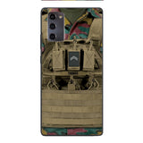 Personalized Belgian Soldier Phone Case Printed 22APR-DT05