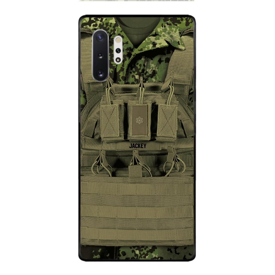 Personalized Danish Soldier Phone Case Printed 22APR-DT05