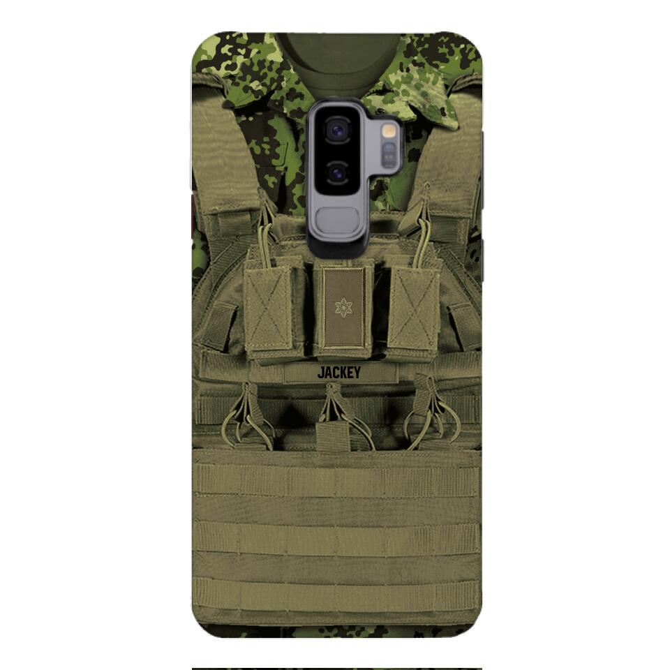 Personalized Danish Soldier Phone Case Printed 22APR-DT05