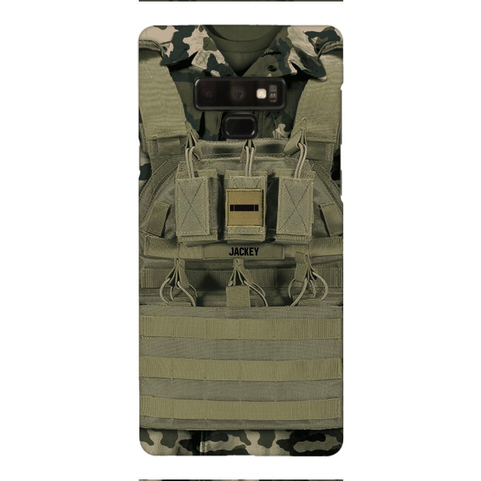 Personalized French Soldier Phone Case Printed 22APR-DT05