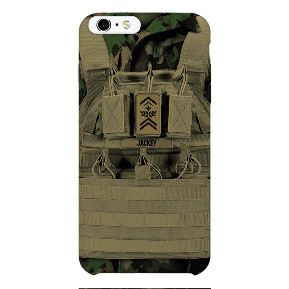 Personalized Swiss Soldier Phone Case Printed 22APR-DT05