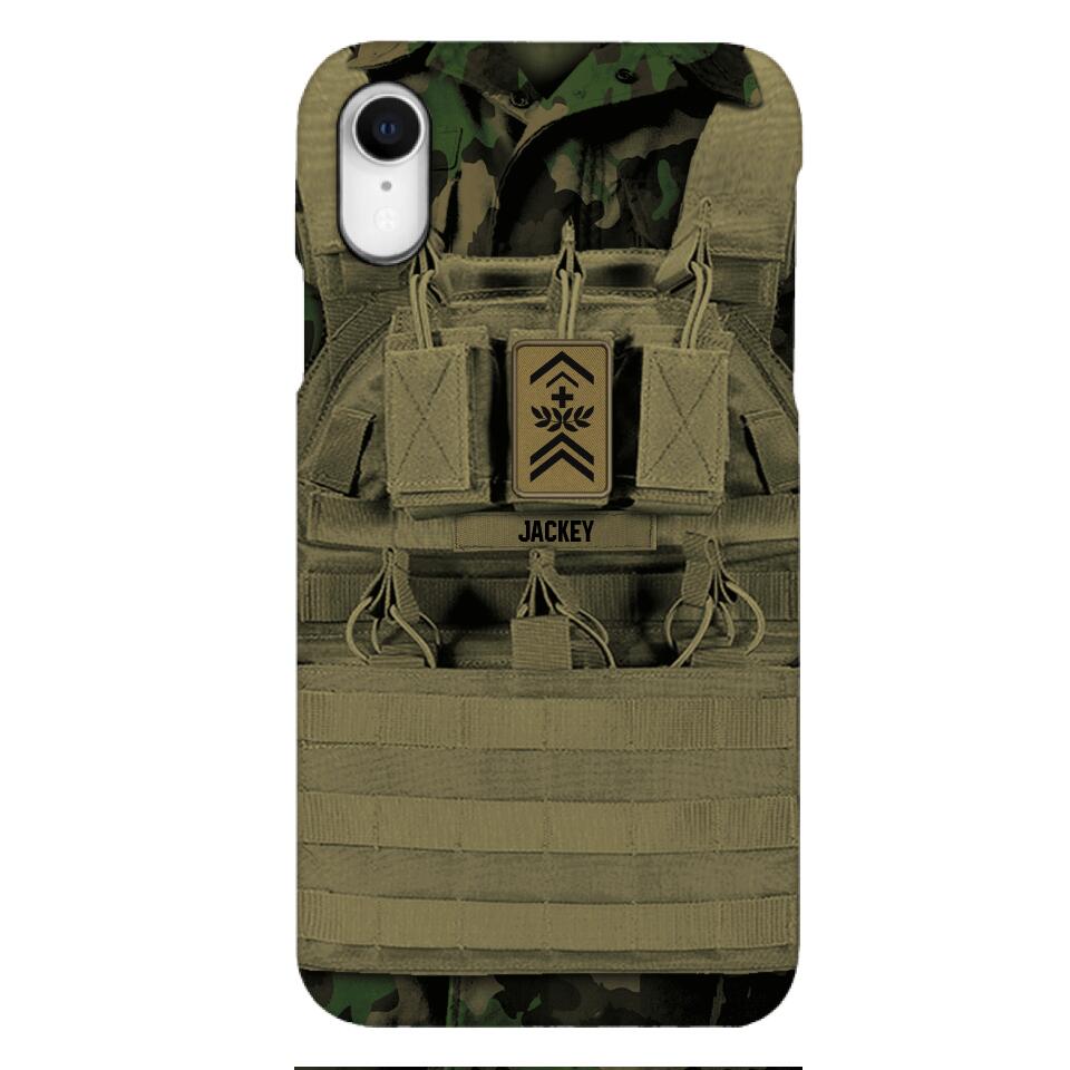Personalized Swiss Soldier Phone Case Printed 22APR-DT05
