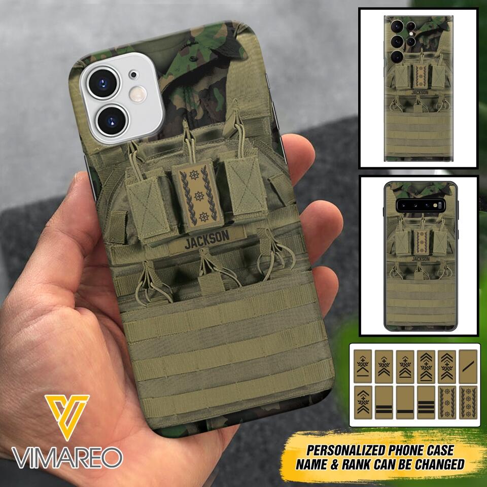 Personalized Swiss Soldier Phone Case Printed 22APR-DT05
