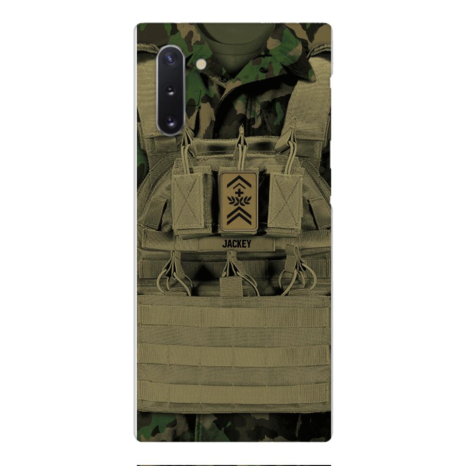 Personalized Swiss Soldier Phone Case Printed 22APR-DT05