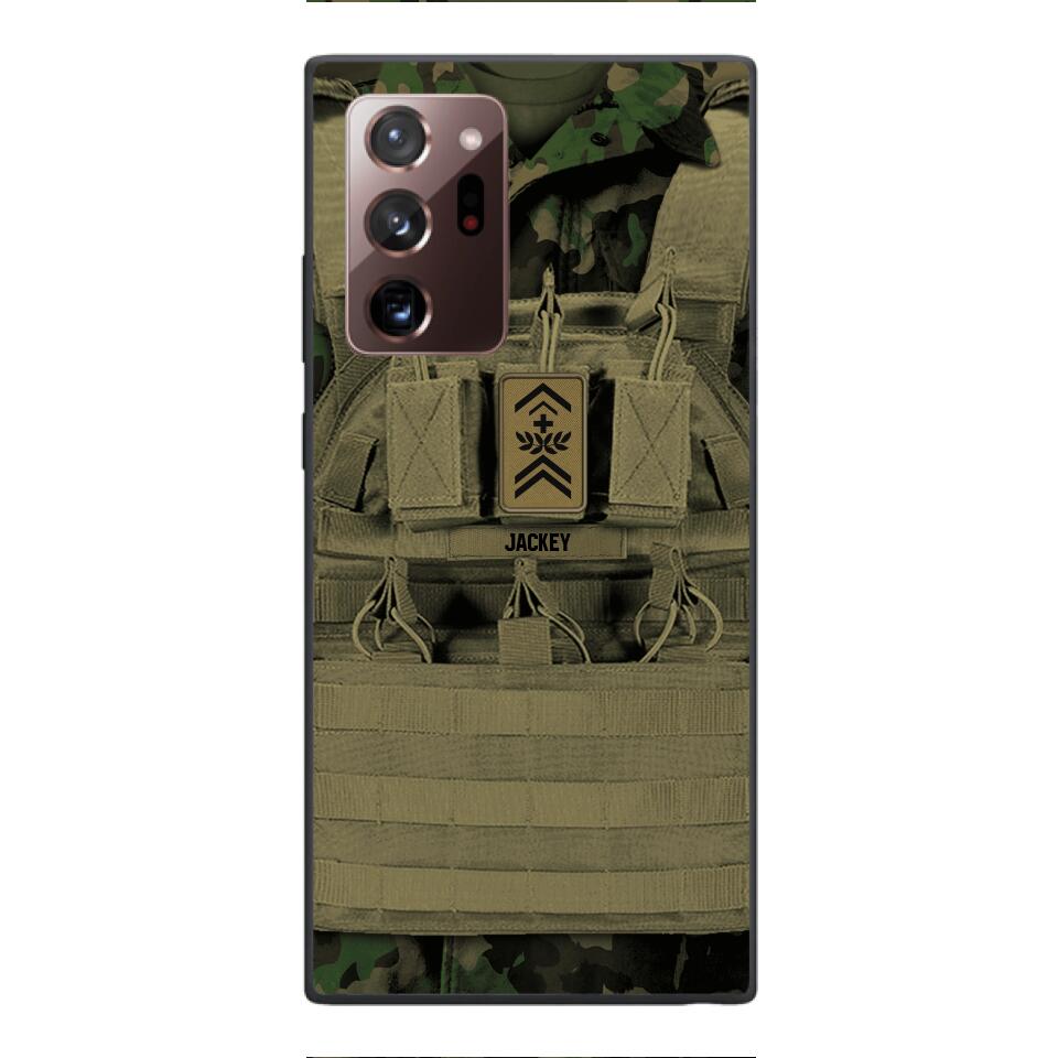 Personalized Swiss Soldier Phone Case Printed 22APR-DT05
