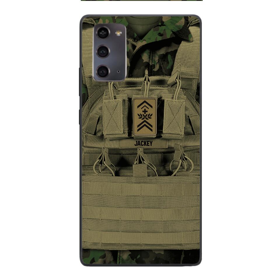 Personalized Swiss Soldier Phone Case Printed 22APR-DT05