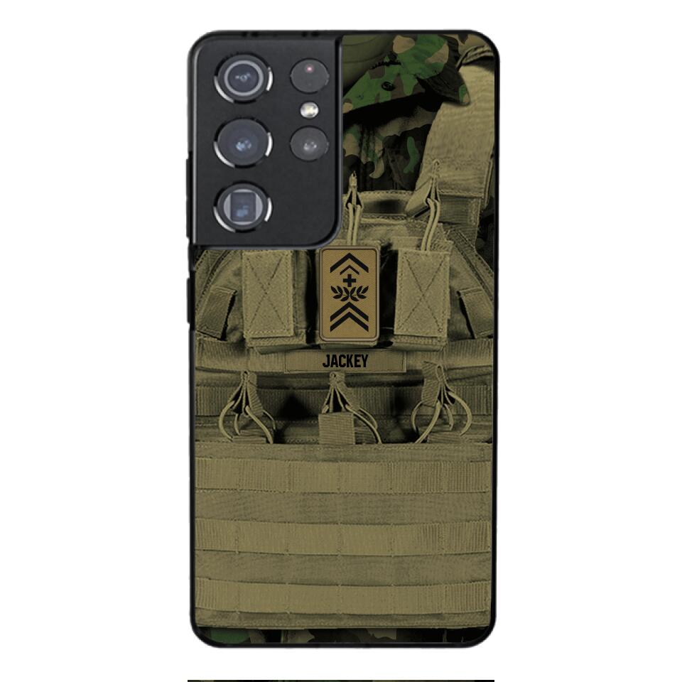Personalized Swiss Soldier Phone Case Printed 22APR-DT05