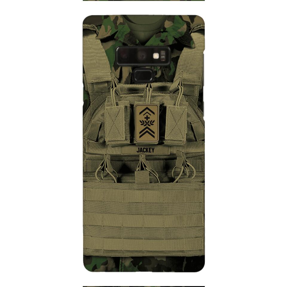 Personalized Swiss Soldier Phone Case Printed 22APR-DT05