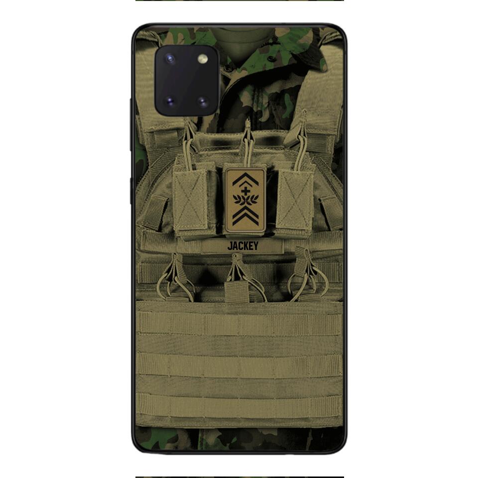 Personalized Swiss Soldier Phone Case Printed 22APR-DT05