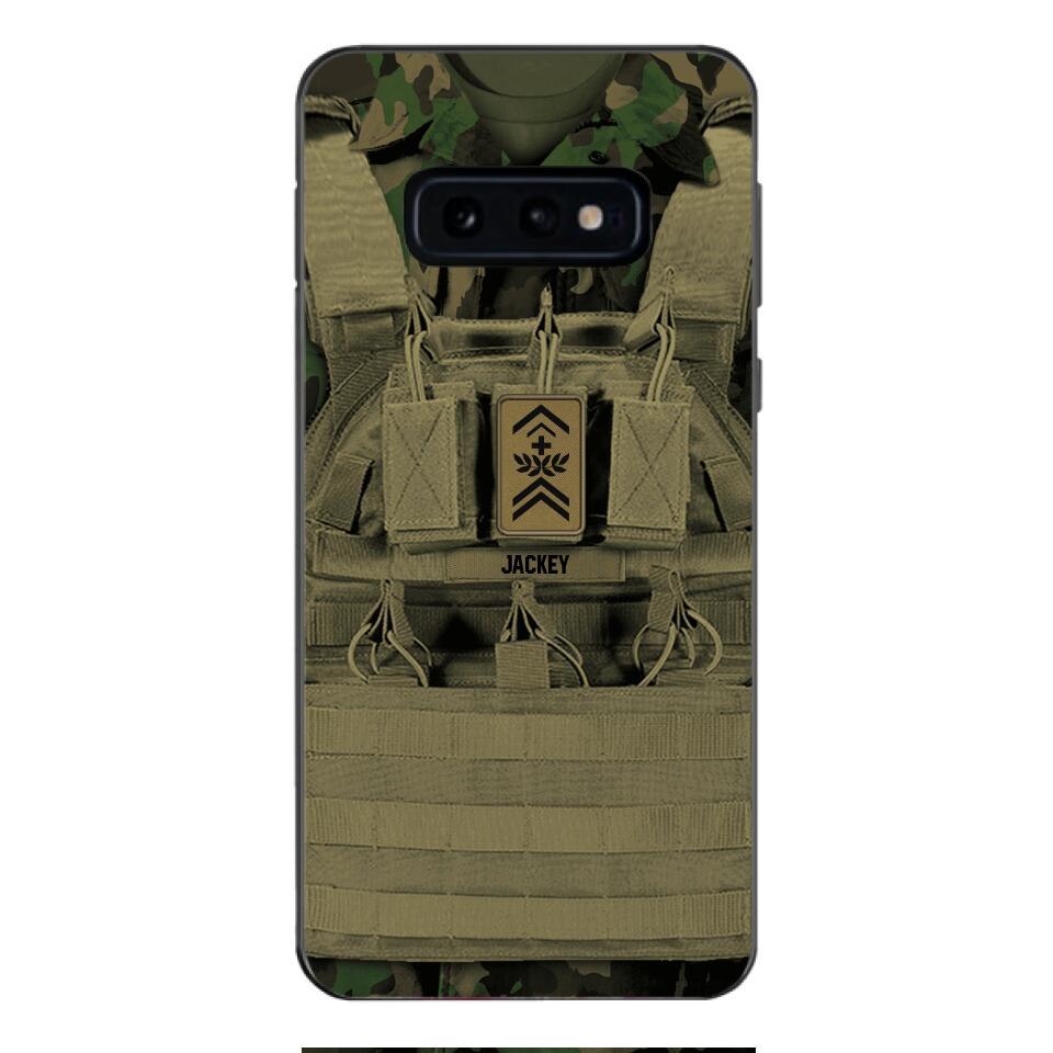 Personalized Swiss Soldier Phone Case Printed 22APR-DT05