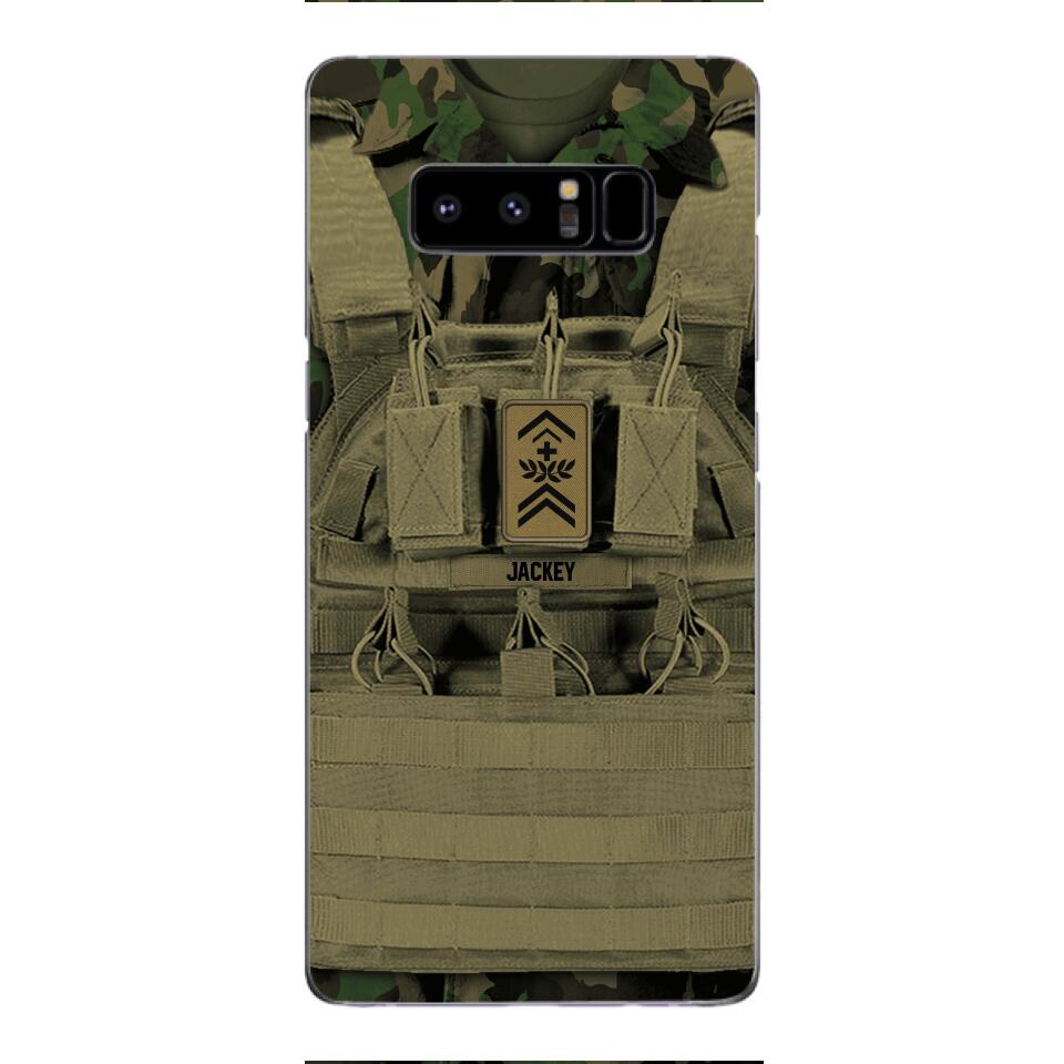 Personalized Swiss Soldier Phone Case Printed 22APR-DT05