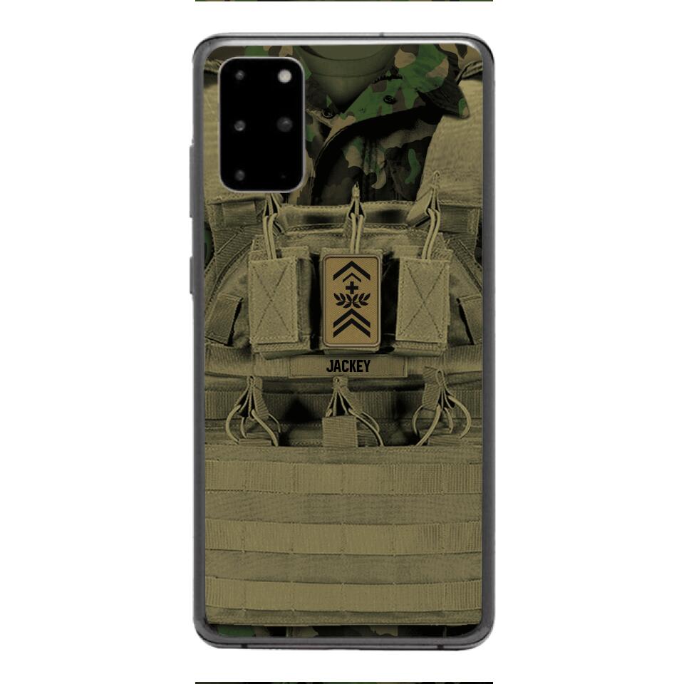 Personalized Swiss Soldier Phone Case Printed 22APR-DT05