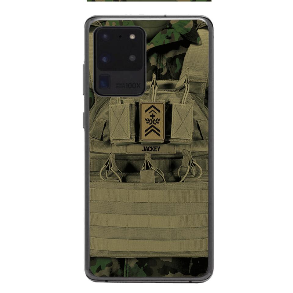 Personalized Swiss Soldier Phone Case Printed 22APR-DT05