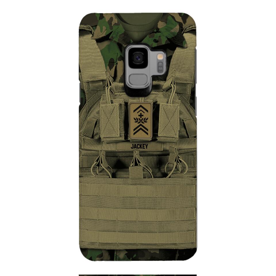 Personalized Swiss Soldier Phone Case Printed 22APR-DT05