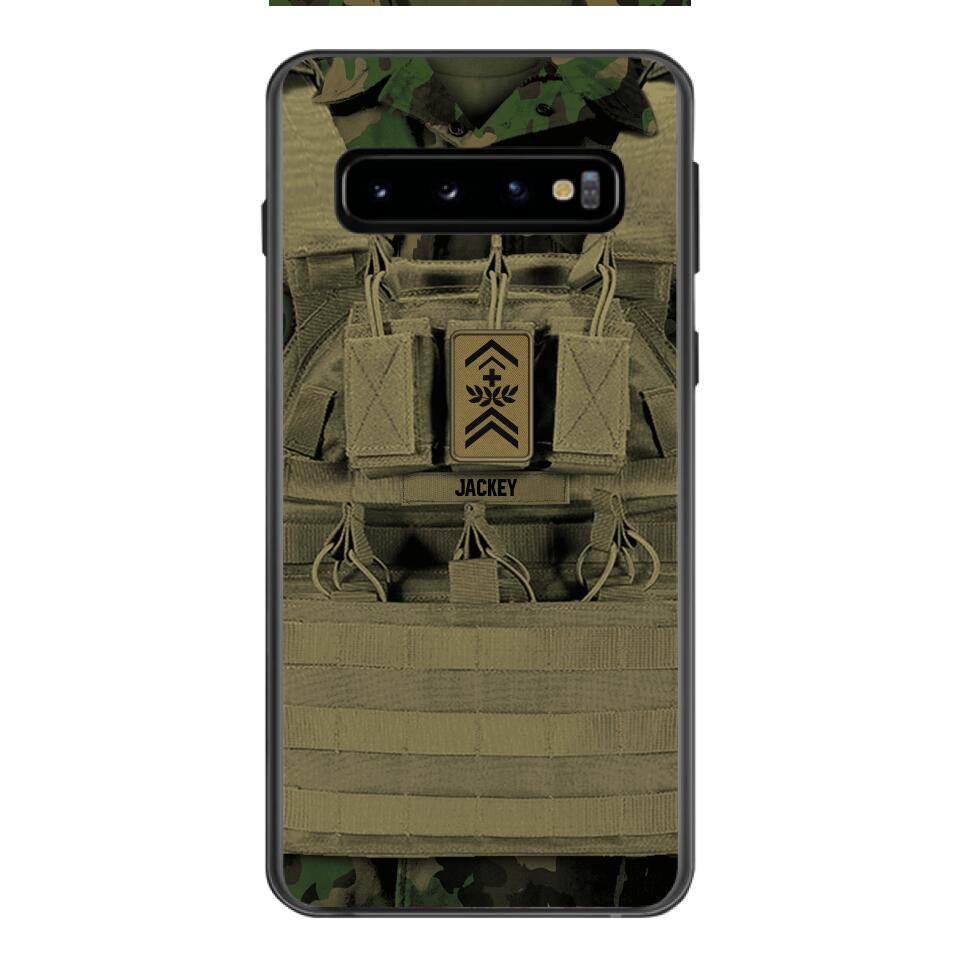 Personalized Swiss Soldier Phone Case Printed 22APR-DT05