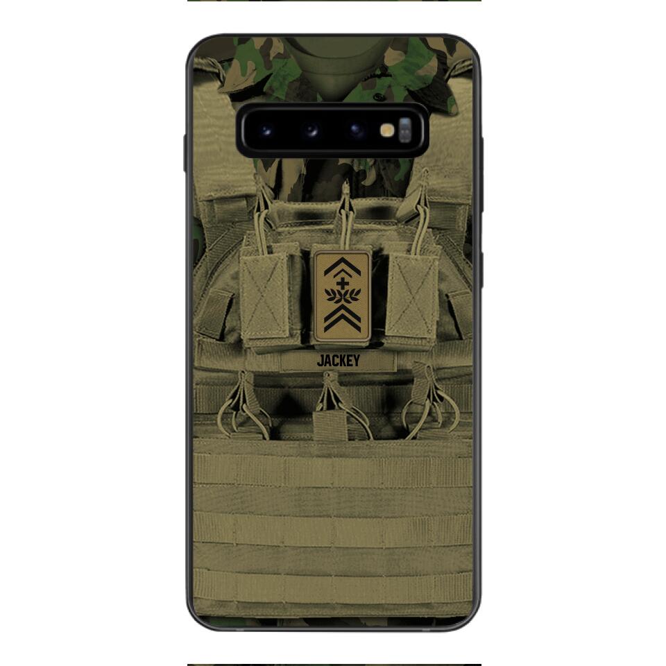 Personalized Swiss Soldier Phone Case Printed 22APR-DT05