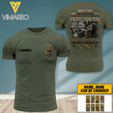 PERSONALIZED AUSTRALIAN SOLIDER ARMY JESUS CHRIST TSHIRT PRINTED M3Q 0504