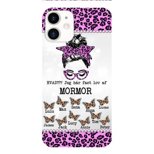 Personalized Grandma Kid Danish Phone Case Printed 22APR-DT05